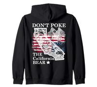 Don't Poke The California Bear Republic California Resist US Sudadera con Capucha
