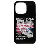 Don't Poke The California Bear Republic State Park US Resist Carcasa para iPhone 13 Pro