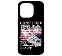 Don't Poke The California Bear Republic State Park US Resist Carcasa para iPhone 15 Pro