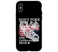Don't Poke The California Bear Republic State Park US Resist Carcasa para iPhone X/XS