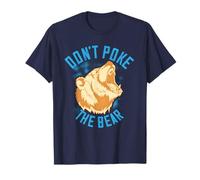 Don't Poke The Grizzly Bear Divertido Retro Oso Camiseta