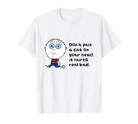 Don't Put A Cat On Your Head Funny Camiseta