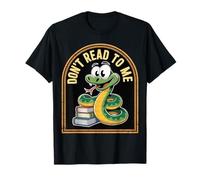 Don't Read To Me Antisocial Perezoso Anti-Libro - Camiseta