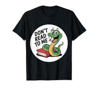 Don't Read To Me Antisocial Perezoso Anti-Libro |- Camiseta