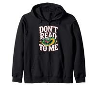 Don't Read To Me Antisocial Perezoso Anti-Libro |- Sudadera con Capucha