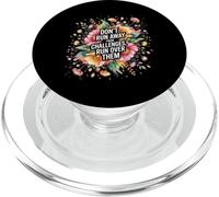 Don't Run Away from Challenges Run Over Them - PopSockets PopGrip para MagSafe