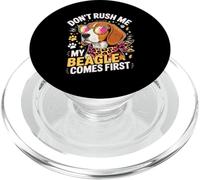 Don't Rush Me My Beagle Comes First Dog Lover PopSockets PopGrip para MagSafe