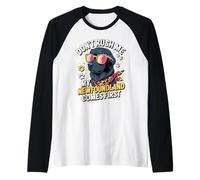 Don't Rush Me My Newfoundland Comes First Quote Camiseta Manga Raglan