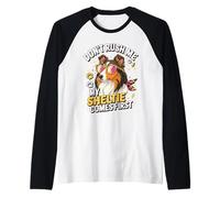 Don't Rush Me My Sheltie Comes First Funny Camiseta Manga Raglan