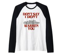 Don't Say I Didn'T Warren You Lighthouse Coastal Humor Camiseta Manga Raglan