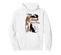 Don't Shop Adopt. Dog, Cat, Rescue Animal Rights Sudadera con Capucha
