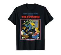 Don't Sit Too Close Monsters Retro Vintage Funny Adult Humor Camiseta