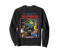 Don't Sit Too Close Monsters Retro Vintage Funny Adult Humor Sudadera