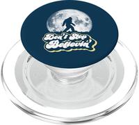Don't Stop Believin'! Bigfoot Retro Full Moon & Trees PopSockets PopGrip para MagSafe