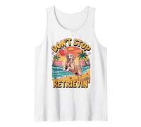 Don't Stop Retriever, Divertido Veterinario Amante de los Perros, de Golden Retriever Camiseta sin Mangas