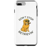 Don't Stop Retrievin' Funny Golden Retriever Beer Dog Lover Carcasa para iPhone 7 Plus/8 Plus