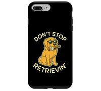Don't Stop Retrievin' Funny Golden Retriever Beer Dog Lover Carcasa para iPhone 7 Plus/8 Plus