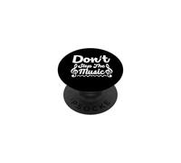 Don't Stop The Music Retro para los Amantes de la música PopSockets PopGrip Adhesivo