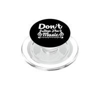 Don't Stop The Music Retro para los Amantes de la música PopSockets PopGrip para MagSafe
