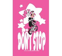Don't stop you're doing wheelie great! dot grid notebook (pink variant): Cute motorcycle girl | Dot gridded notebook 5 x 5 mm | 192 pages | 5.5 x 8.5 hardcover | Designer made (Motor rush)