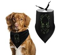 Don't Take Me to Your Leader Bandanas para Perros Baberos Triangulares para Perros Bufanda Linda para Mascotas Pañuelo para Mascotas pequeñas, Medianas y Grandes