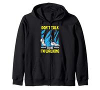 Don't Talk To Me I'm Walking Cardio Fitness Ejercicio Caminar Sudadera con Capucha