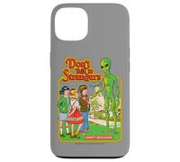 Don't Talk to Strangers Alien UFO Retro Funny Adult Humor Carcasa para iPhone 13