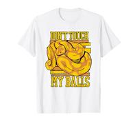 Don't Touch My Balls Serpiente Python Banana Ball Python Camiseta gráfica económica