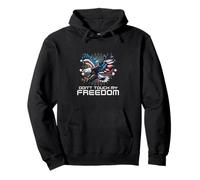 Don't Touch My Freedom Funny America Eagle 4 de julio Hombres Sudadera con Capucha