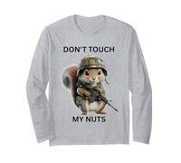 Don't Touch My Nuts Linda Ardilla con Traje Militar Manga Larga