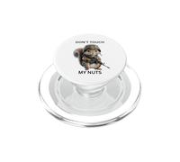 Don't Touch My Nuts Linda Ardilla con Traje Militar PopSockets PopGrip para MagSafe
