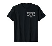 Don't Tread On Me Uterus Snake Pro Roe Feminista Camiseta