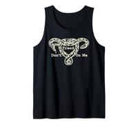 Don't Tread On Me Uterus Snake Pro Roe Feminista Camiseta sin Mangas
