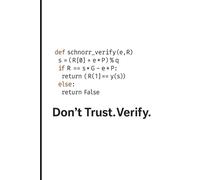 Don't Trust. Verify.: A sleek notebook inspired by coding, logic, and cryptography - perfect for programmers, mathematicians, blockchain believers, and analytical minds