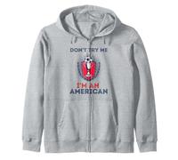 Don't Try Me I'm An American Soccer Bandera de Estados Unidos para Hombres, Mujeres y niños Sudadera con Capucha