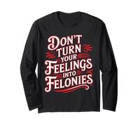Don't Turn Your Feelings Into Felonies Emotion Control - Manga Larga