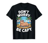 Don't Worry Be Capy Funny Capybara Roedor Lindo Animal Camiseta