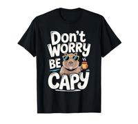 Don't Worry Be Capy Funny Cool Capybara Sunglasses Camiseta