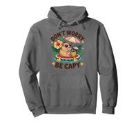 Don't Worry Be Capy Women Boys Kids Funny Capybara Rodents Sudadera con Capucha
