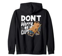 Don't Worry Be Capybaras, Lindo Animal Divertido Sudadera con Capucha