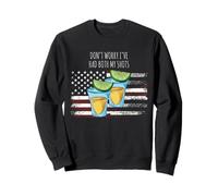Don't Worry I've Had Both My Shots Bandera de Estados Unidos 4 de Julio Sudadera