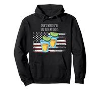 Don't Worry I've Had Both My Shots Bandera de Estados Unidos 4 de Julio Sudadera con Capucha