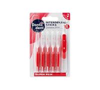 DONTODENT Cepillos interdentales rojos, 0,5 mm, ISO 2, 1 x 6 unidades