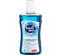 Dontodent Enjuague bucal - Cuidado intensivo para dientes y encías, sin alcohol, refrescante, 0,5 litros
