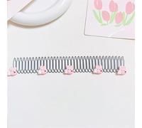 Donubiiu Peine de fijación para el cabello en forma de U, clips de pelo invisibles elásticos, peine de fijación en forma de U, juego de accesorios flexibles para niños y niños (RABBIT)