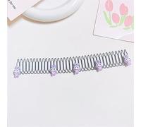 Donubiiu Peine de fijación para el cabello en forma de U, clips de pelo invisibles elásticos, peine de fijación en forma de U, juego de accesorios flexibles para niños y niñas (PURPLE RABBIT)