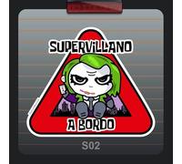 Donum Bonum Regalos Originales Pegatina Coche Joker