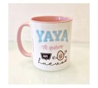 Donum Bonum Regalos Originales Taza Yaya Te Quiero Un Huevo (Negro)