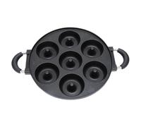 Donut Baking Pans - Aluminio, 15.75x11.02in 7-Hole Non-Stick Mold | Easy Release Cake Baking Supplies, Oven & Airfryer Donut Pan For Cooking, Frying, Breakfast, Home, Reposteria