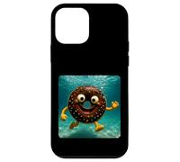 Donut Buceo Submarino Ocean Diver Natación Verano Carcasa para iPhone 12 Mini